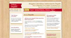 Desktop Screenshot of indemnizaciondespido.com